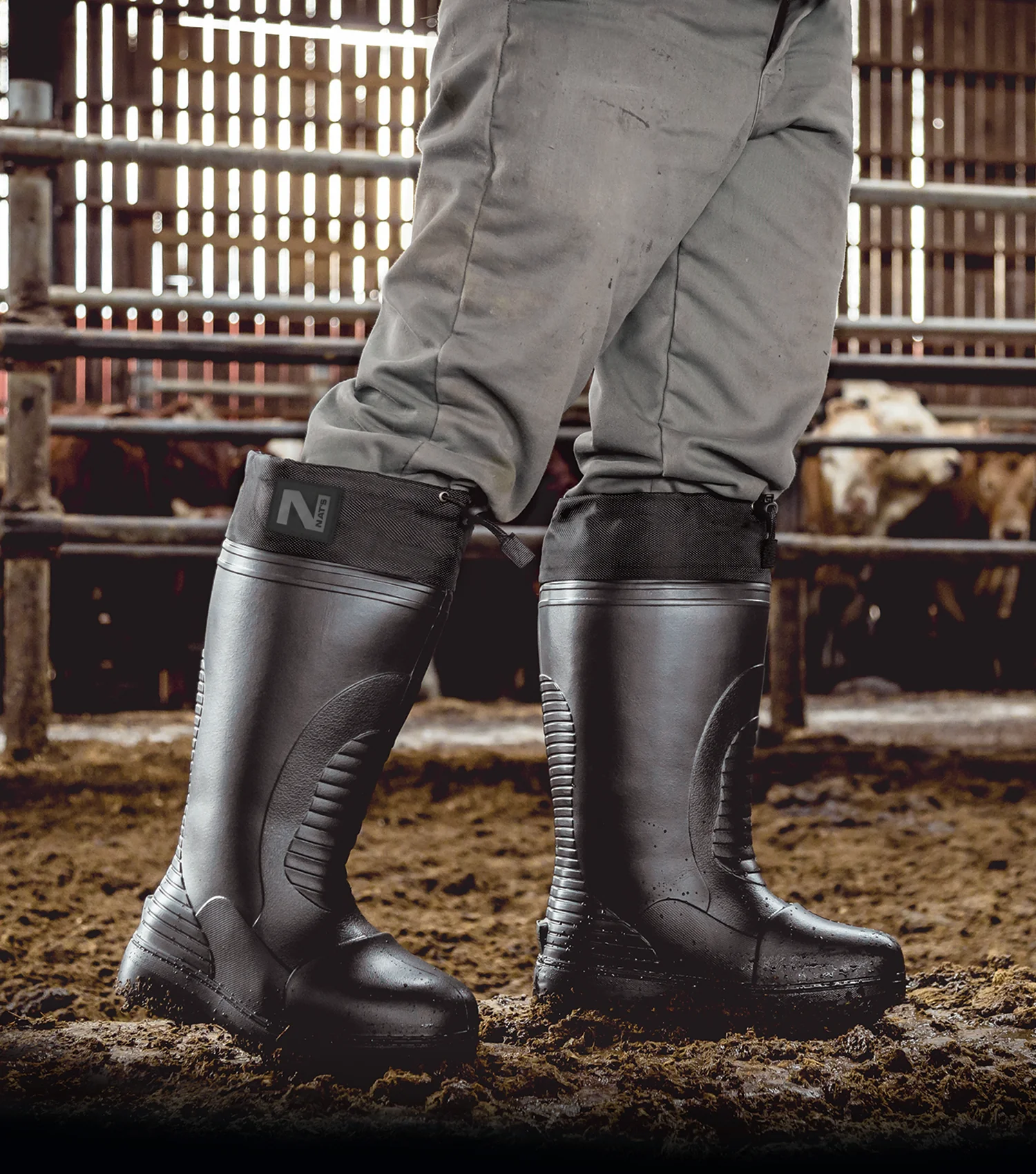 1500 | Bottes de pluie isolées en EVA avec bout rigide - Image 5
