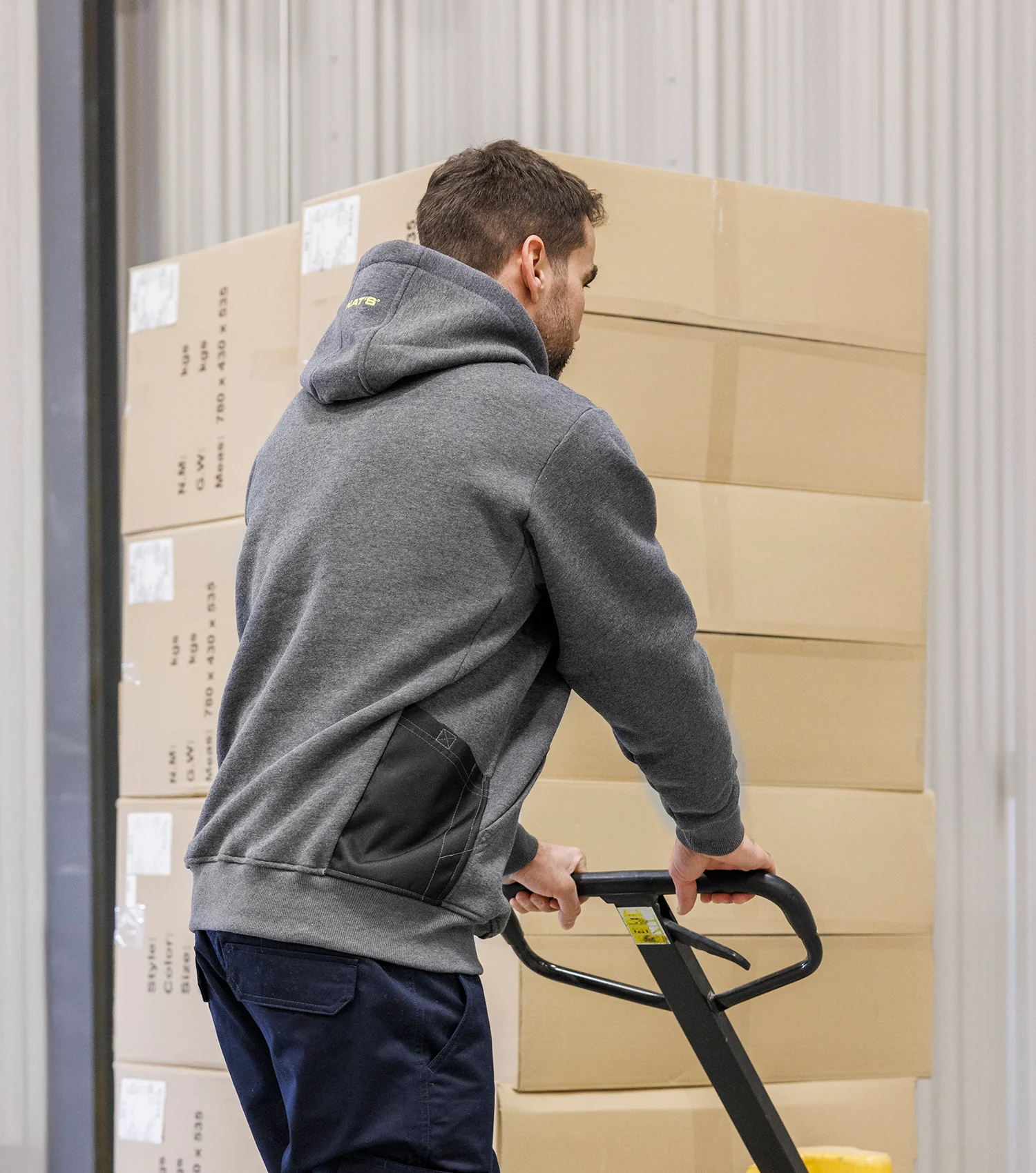 NT2001 | Chandail coton ouaté de travail à capuchon - Image 12