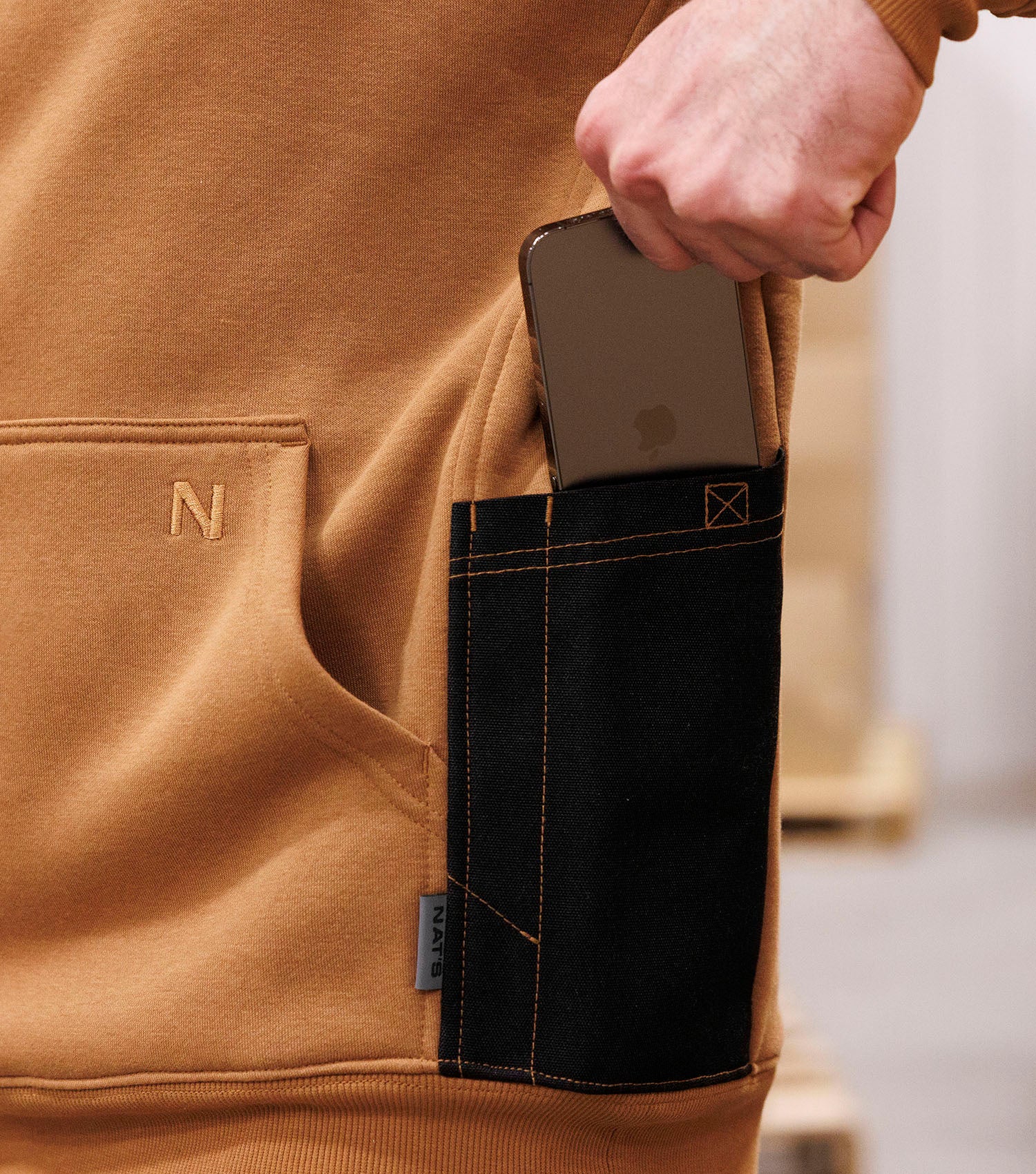 NT2001 | Chandail coton ouaté de travail à capuchon - Image 4