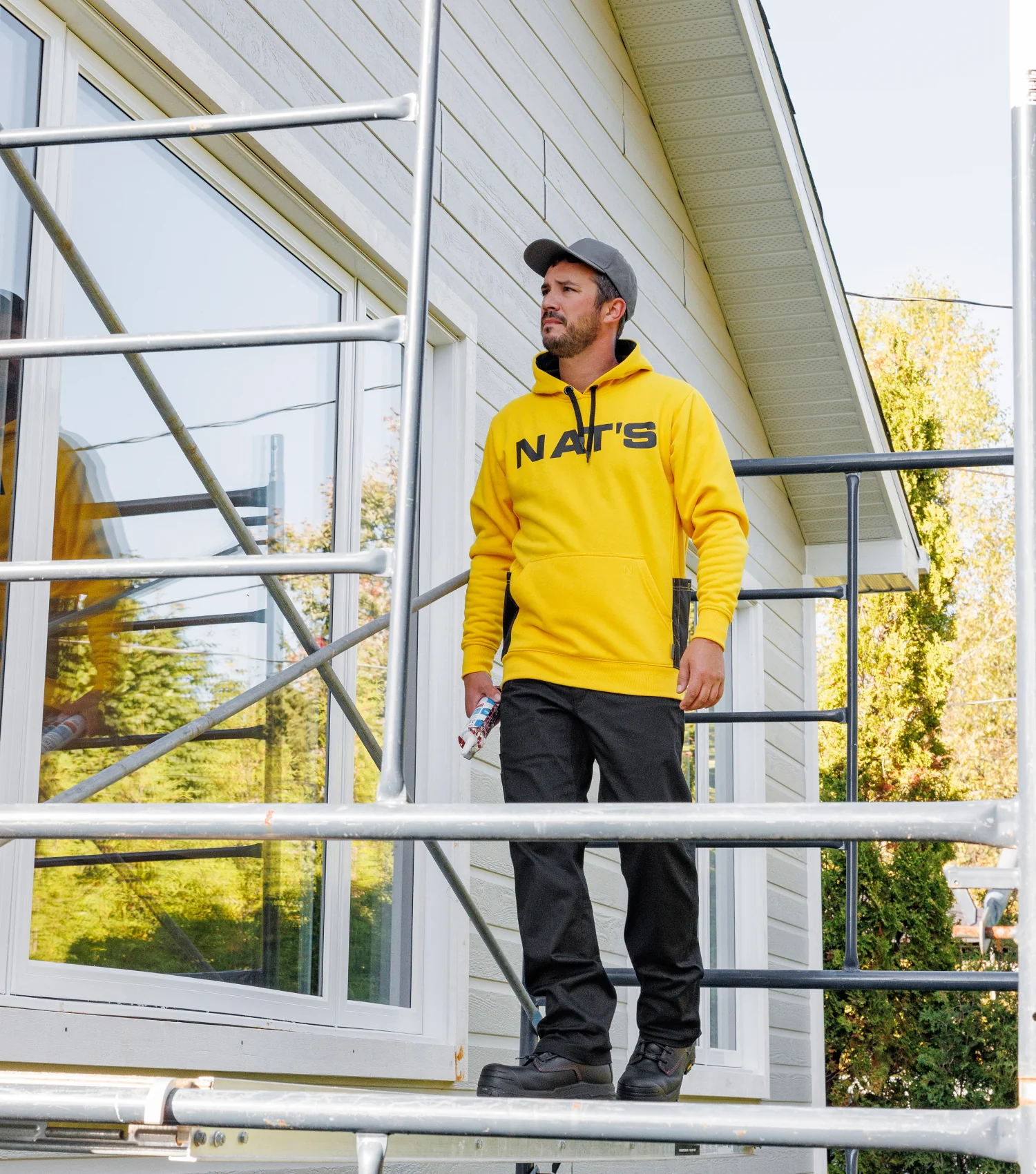 NT2001 | Chandail coton ouaté de travail à capuchon - Image 7