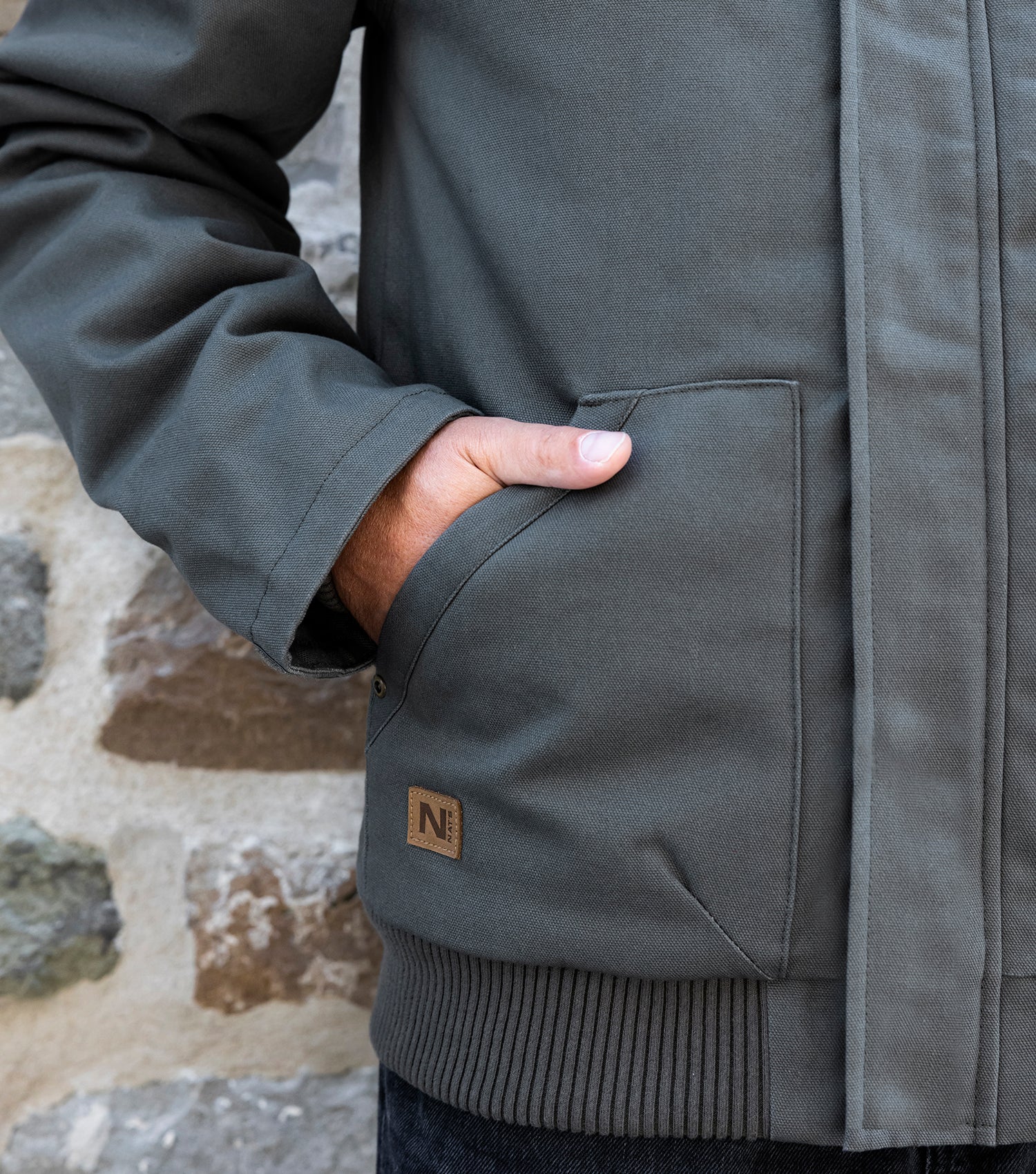 NT4001 | Manteau de travail mi-saison pour homme en Coutil robuste - Image 7