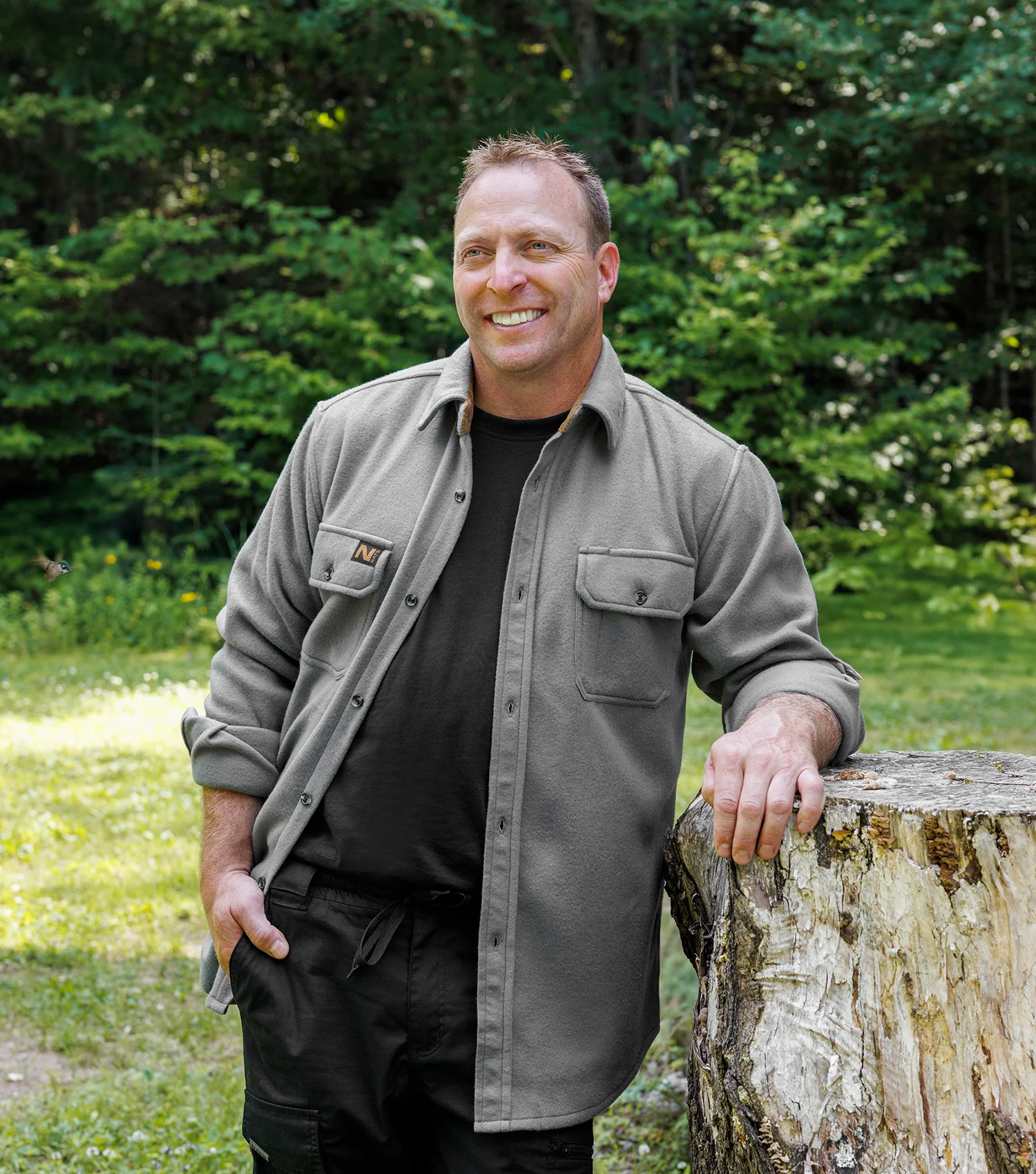 WK040 | Chemise de travail à carreaux en micropolaire - Image 7