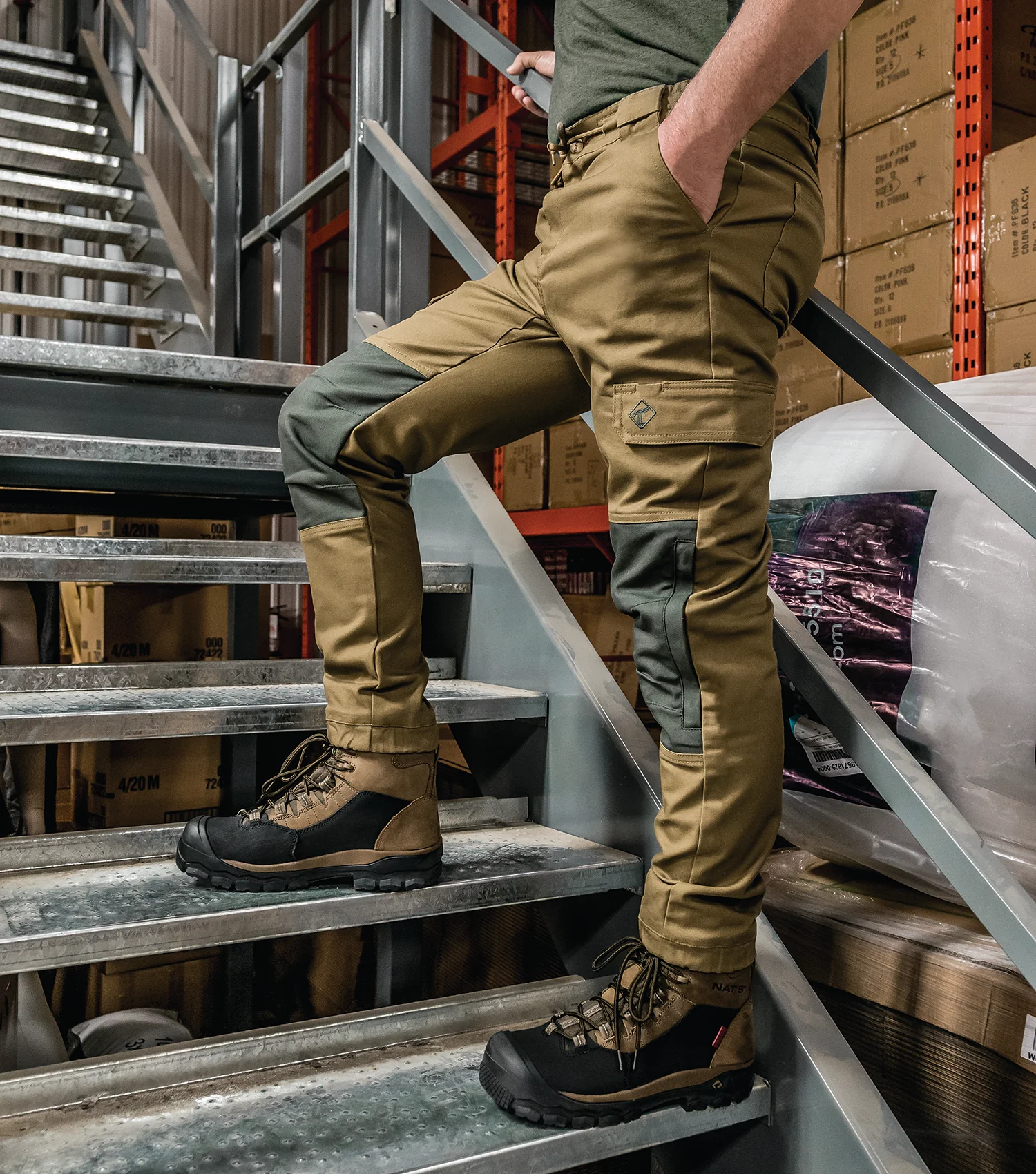 WS241 | Pantalon de travail style jogger en coutil extensible - Image 10